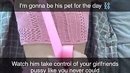 Real Cheating Girlfriend Becomes Cumslut Pet on Snapchat - Richelle Rose