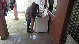 Married Housewife Pays Washer Tech with Her Ass! What a Slut!