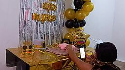 Hot Stepsister Gets Fucked On Birthday!