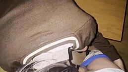 Homemade school party roleplay featuring petite students in uniforms at a mexican classroom gathering