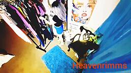 stunning long-haired babe dances and strips so sexy! 💃