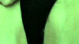 Cute nerdy blonde pawg with pigtails shows her thick body and masturbates to orgasm using vibrating dildo from panty bank