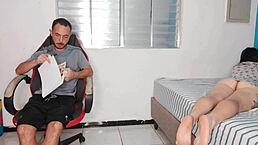 Stepsister Teases With Exposed Ass