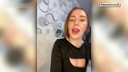 I slipped a vibrator into my ass for an intense orgasm - Mad Princess Victoria.