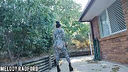 Outdoor walkin’ in bikini, tryin’ on stuff, ya know?