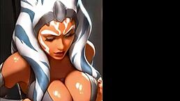 Hey, ready for Ahsoka parody in wild 3D Star Wars action?