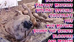 呃，华丽泥浆摔跤让我又脏又热...