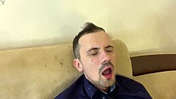 Perverted Duo Spits on Teacher in Wild Femdom Humiliation