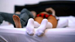 害羞印度少女在家庭周年晚宴时 motel 干哥哥朋友