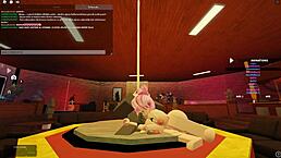 Roblox Porn Türkçe - Whore Rides Hard in Deep Anal Fucking with Blowjob Action