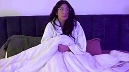 Sad guy, um, gets wet pussy therapy from busty Latina Cami Strella