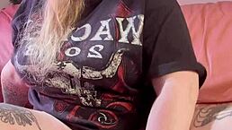 Huge Toy Stretching My Big Pussy Wide Open, Clothes Ripped, Gaping Beaver Exposed