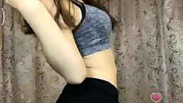 Horny amateur with big tits gets a big facial from a bbc, doesn't she?