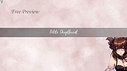 Drooling over big cock, teen submissive in rough fetish play with ponytail blowjob and fucking