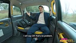 Fake Taxi Blowjob Leads to Backseat Fuck