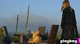 Pierced Brunette Melissa Deepthroats BF's Big Dick POV.