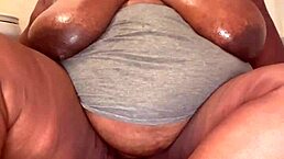 Wow! Sexy Pregnant BBW Fingers Tight Asshole and Pussy!
