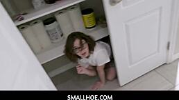 smallhoe hipster nerd leana lovings gets wild with damon