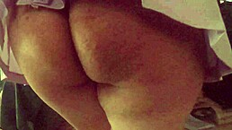 esposa sends hot video while doing chores without panties.