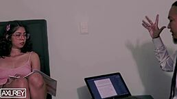 proffesor disciplines bratty student with TIGHT PUSSY POUNDING for english lesson