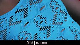 Odd Older Guy Is Smashing Little 18+ Horny Teen 18+Y In Her Garden