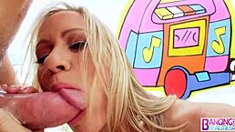 Blonde Milf Simone Sonay Gets Ass To Pussy Anal Creampie