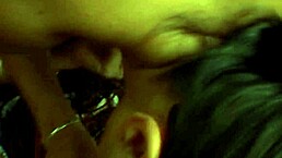 Slutty brunettes participate in a horny orgy with blowjobs and threesomes