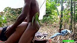 indian creampie in forest with big ass