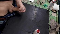 Masturbating At Work On The Bench?