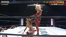 Syuri faces Giulia in the World of Stardom Championship at Dream Queendom 2022.