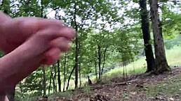 clitlicker662 out in nature, flashing and getting wild for the camera.