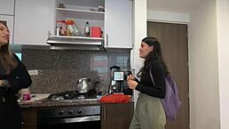 Colombian Babe In Lesbian Fantasy With Fingering And Masturbation