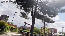 Why does teen Michi suck Torbe's cock with her big tits?