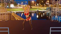 lulu’s erotic blonde dance on stage is pure fire, don’t ya think?