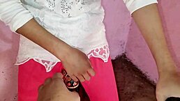 uhh, village girl got banged while ridin' bike, friends caught us!