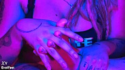 Paola loves to suck her toes while choking and spitting