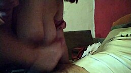 naughty bunny gives blowjob leading to cumshot