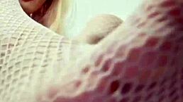 A foot fetish woman with long legs, Elza Kom, in control