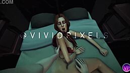 Hermione's double penetration threesome in Harry Potter Sims