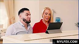 mylfex com ⏩ curvy blonde teacher banged by student hard