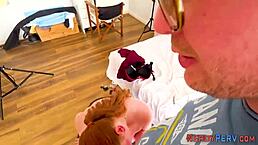 Yorkshire nerds enjoy first-time cock sucking