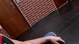 Wife Acts Like Whore While Cuckold Husband Touches Bull's Dick During Assfucking And Screaming