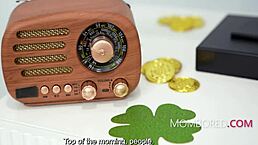 Lolly Dames as busty leprechaun MILF