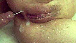 arisa nakano's tight holes take double penetration hard