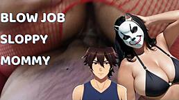 Why does my stepson get such a sloppy wet blowjob?