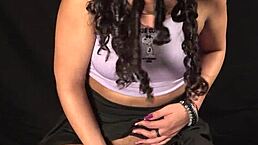 hot pussy drilled by big purple dildo for loud orgasm! 😍