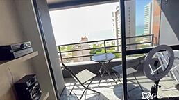 Sexy Latina Teen Seduces Athletic Painter For Creampie In Apartment Living Room