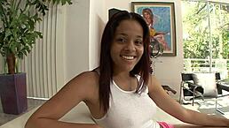 Bambi wolfe feels intense pleasure from doggystyle cumshot