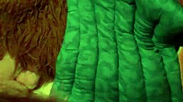 He fucks his blond wife hard in their home.