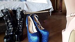 Patent Leather Shoes With Very High Heels My Passion